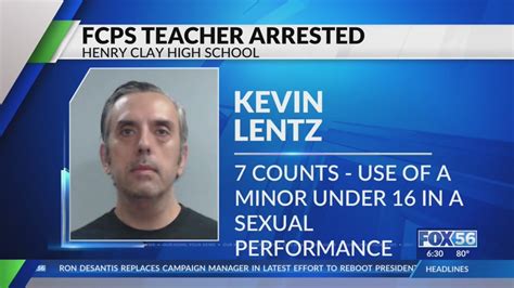 henry clay teacher arrested|kevin lentz teacher.